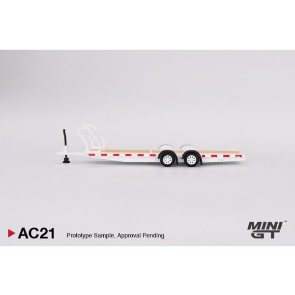 画像3: MINI GT 1/64 Car Carrier Trailer White
