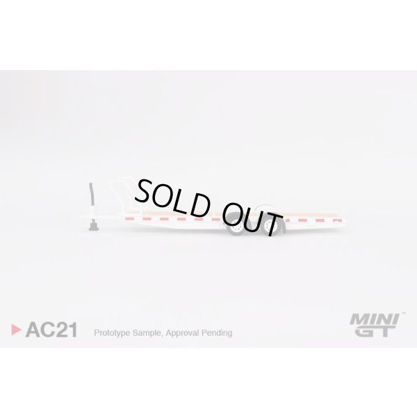 画像3: MINI GT 1/64 Car Carrier Trailer White