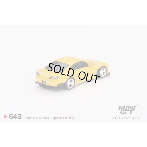 画像2: MINI GT 1/64 Rocket Bunny Nissan Silvia (S15) Yellow (RHD)