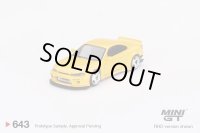 MINI GT 1/64 Rocket Bunny Nissan Silvia (S15) Yellow (RHD)