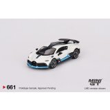MINI GT 1/64 Bugatti Divo White (LHD)