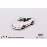 MINI GT 1/64 Porsche 911 Carrera RS 2.7 Grand Prix White/Red Livery (RHD)