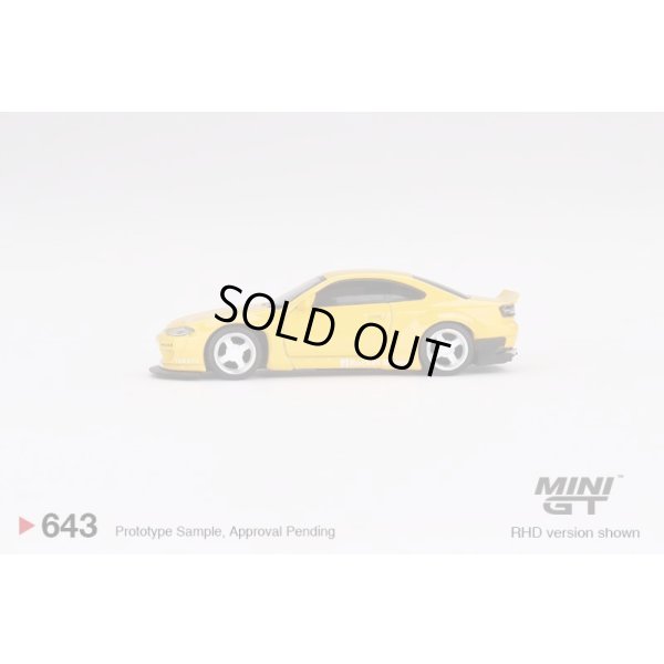 画像3: MINI GT 1/64 Rocket Bunny Nissan Silvia (S15) Yellow (RHD)