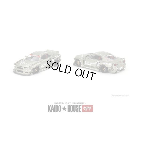 画像2: MINI GT 1/64 Nissan Skyline GT-R R34 Kaido Works V4 (RHD)