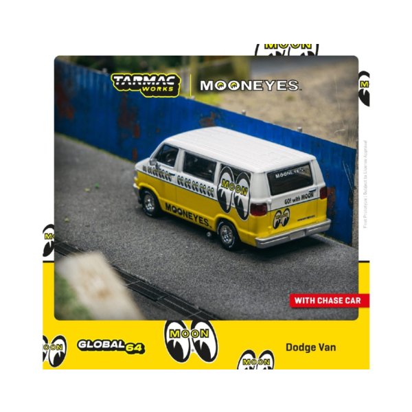 画像1: Tarmac Works 1/64 Dodge Van Mooneyes