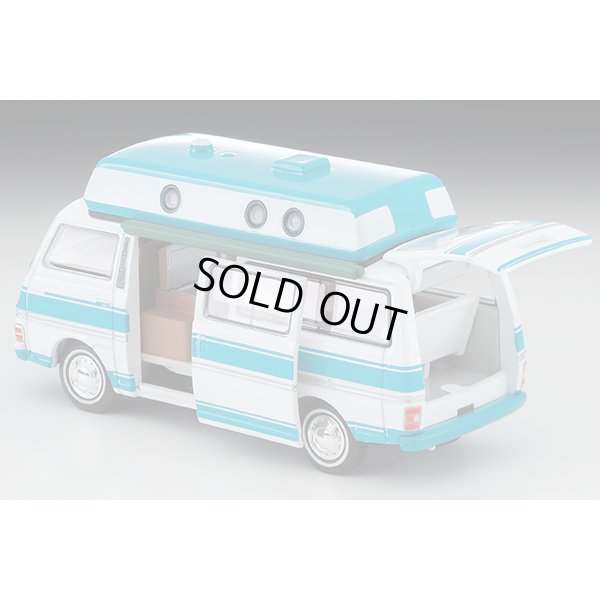 画像9: TOMYTEC 1/64 Limited Vintage Neo Nissan Caravan Camper (White/Light Blue) '73