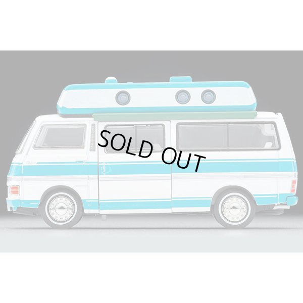 画像3: TOMYTEC 1/64 Limited Vintage Neo Nissan Caravan Camper (White/Light Blue) '73