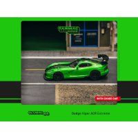 Tarmac Works 1/64 Dodge Viper ACR Extreme Green Metallic