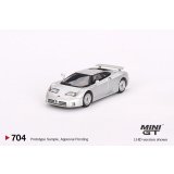 MINI GT 1/64 Bugatti EB110 GT Grigio Chiaro (LHD)