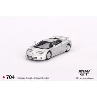 MINI GT 1/64 Bugatti EB110 GT Grigio Chiaro (LHD)