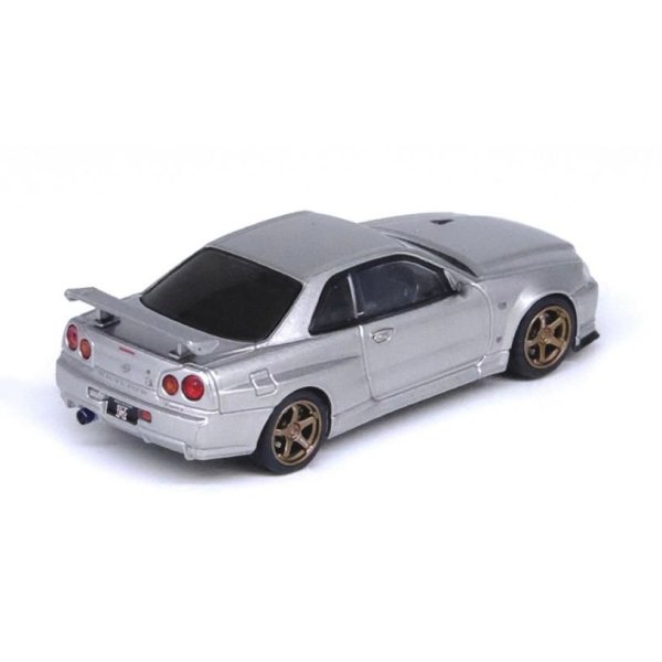 画像3: INNO Models 1/64 Nissan Skyline GT-R (R34) V-Spec II Silver