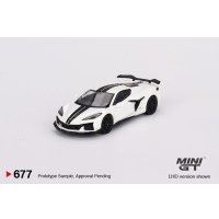 MINI GT 1/64 Chevrolet Corvette Z06 2023 Artic White (LHD)