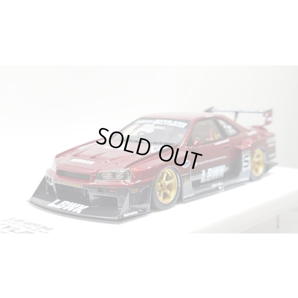 画像9: EIDOLON 1/43 LB-ER34 Super Silhouette SKYLINE Vino Rosso / Gummetallic Tow-tone color Limited 32 pcs.