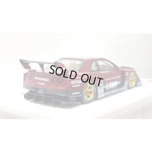 画像10: EIDOLON 1/43 LB-ER34 Super Silhouette SKYLINE Vino Rosso / Gummetallic Tow-tone color Limited 32 pcs.