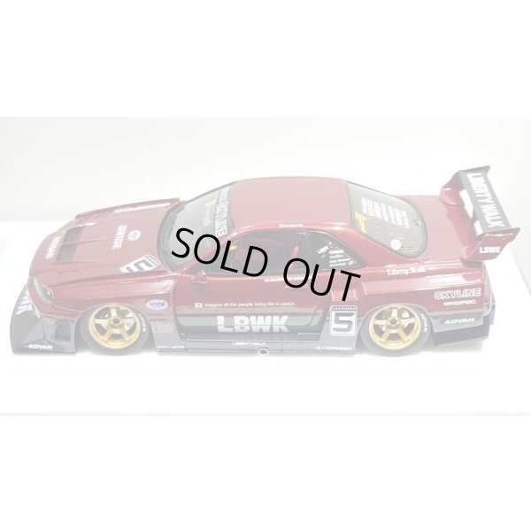 画像4: EIDOLON 1/43 LB-ER34 Super Silhouette SKYLINE Vino Rosso / Gummetallic Tow-tone color Limited 32 pcs.