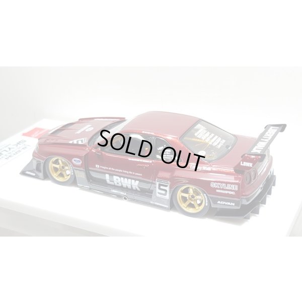 画像12: EIDOLON 1/43 LB-ER34 Super Silhouette SKYLINE Vino Rosso / Gummetallic Tow-tone color Limited 32 pcs.