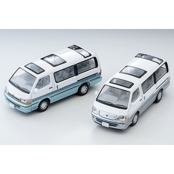 画像9: TOMYTEC 1/64 Limited Vintage Neo Toyota Hiace Wagon Super Custom G (White/Silver) '01