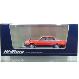 Hi Story 1/43 NISSAN BLUEBIRD 4DOOR SEDAN TURBO SSS-S (1983) Red/Black