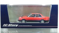 Hi Story 1/43 NISSAN BLUEBIRD 4DOOR SEDAN TURBO SSS-S (1983) Red/Black