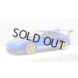 EIDOLON 1/43 Porsche 911 (991.2) GT3 RS 2018 Lobellia Blue with Body Stirpes Limited 32 pcs.