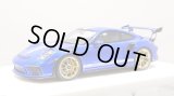 EIDOLON 1/43 Porsche 911 (991.2) GT3 RS 2018 Lobellia Blue with Body Stirpes Limited 32 pcs.