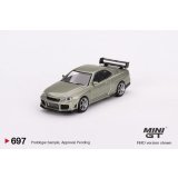 MINI GT 1/64 Nissan Skyline GT-R R34 Tommy Kaira R-z Millennium Jade (RHD)