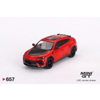 MINI GT 1/64 Lamborghini Urus Performance Rosso Mars (RHD)
