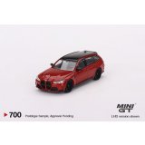 MINI GT 1/64 BMW M3 Competition Touring (G81) Toronto Red Metallic (RHD)