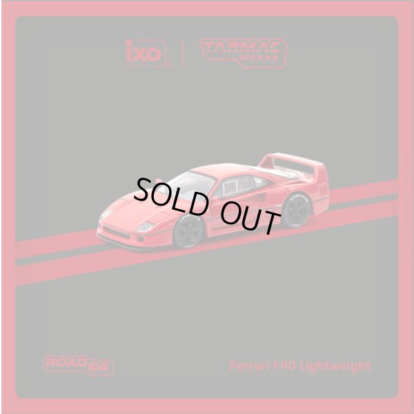 画像1: Tarmac Works 1/64 Ferrari F40 Lightweight Red