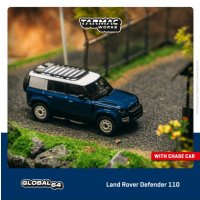 Tarmac Works 1/64 Land Rover Defender 110 Blue