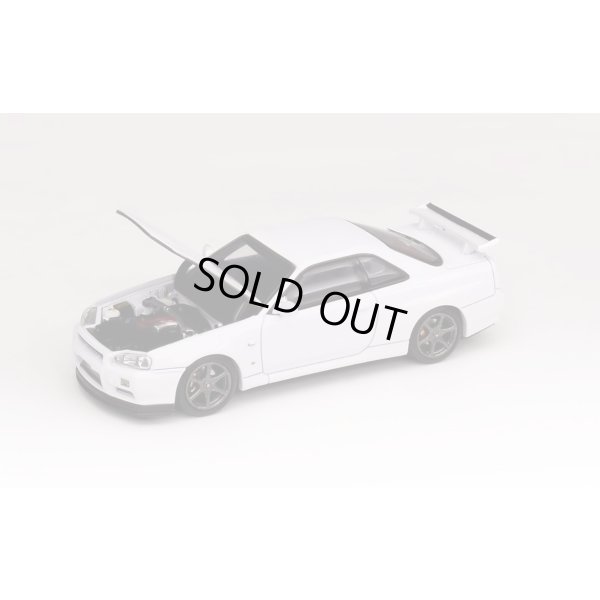 画像2: MOTORHELIX 1/64 Nissan Skyline GT-R R34 V Spec II Pearl White