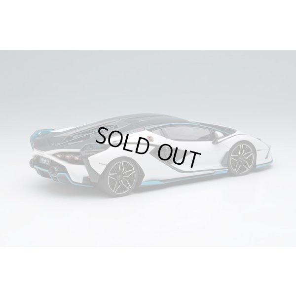 画像4: EIDOLON COLLECTION 1/43 Lamborghini Sian FKP 37 2019 with Stripe White / Visible Carbon Limited 100 pcs.