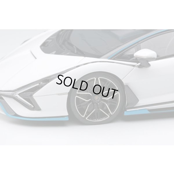 画像8: EIDOLON COLLECTION 1/43 Lamborghini Sian FKP 37 2019 with Stripe White / Visible Carbon Limited 100 pcs.