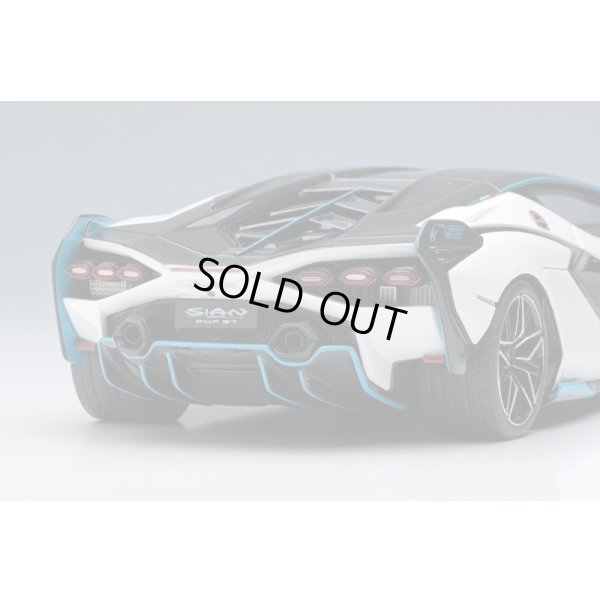 画像12: EIDOLON COLLECTION 1/43 Lamborghini Sian FKP 37 2019 with Stripe White / Visible Carbon Limited 100 pcs.