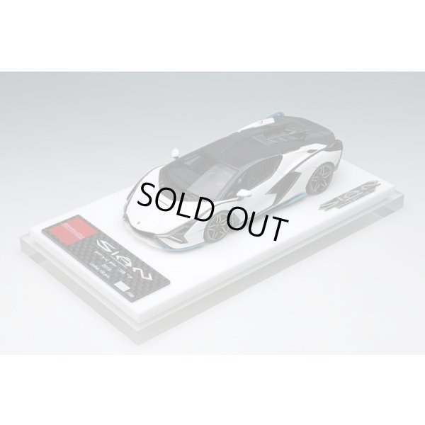 画像13: EIDOLON COLLECTION 1/43 Lamborghini Sian FKP 37 2019 with Stripe White / Visible Carbon Limited 100 pcs.