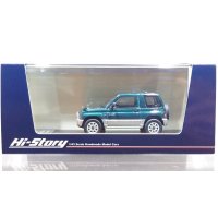 Hi Story 1/43 MITSUBISHI PAJERO MINI VR-II (1994) Kilder Green/Symphonic Silver