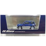 Hi Story 1/43 MITSUBISHI PAJERO MINI VR-II (1994) Mariana Blue/Symphonic Silver