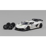 CM MODEL 1/64 Koenigsegg Jesko Attack Pearl White
