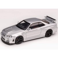 MOTORHELIX 1/64 Nissan Skyline GT-R R34 Z-TUNE Z-Tune Silver