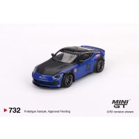 MINI GT 1/64 Nissan Z LB★NATION WORKS Seiran Blue (LHD) [Blister Packaging]