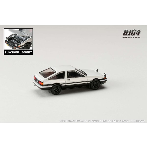 画像3: Hobby JAPAN 1/64 Toyota Sprinter Trueno GT APEX (AE86) JDM Style White/Black