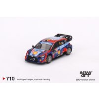 MINI GT 1/64 Hyundai i20 N Rally1 Monte Carlo Rally 3rd place car #11 (LHD)