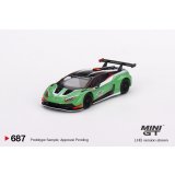 MINI GT 1/64 Lamborghini Huracan GT3 EVO2 Presentation (LHD)