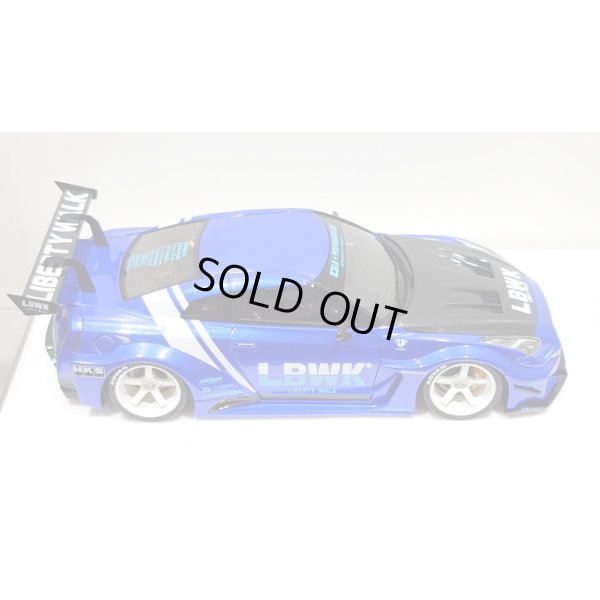 画像8: EIDOLON 1/43 LB Silhouette WORKS GT 35GT-RR (GT Wing Version) Lobellia Blue Limited 30 pcs.