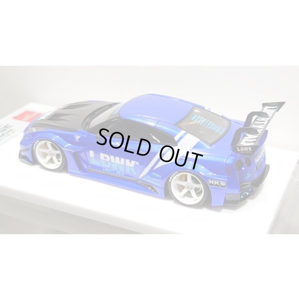 画像12: EIDOLON 1/43 LB Silhouette WORKS GT 35GT-RR (GT Wing Version) Lobellia Blue Limited 30 pcs.