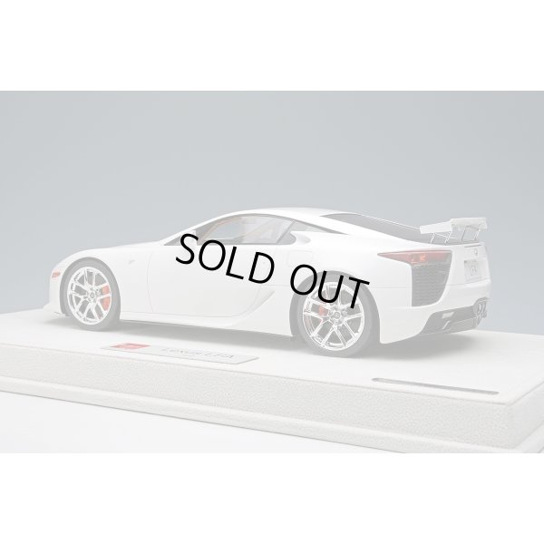 画像3: EIDOLON 1/18 Lexus LFA 2010 Rear Wing up Whitest White Limited 50 pcs.