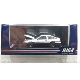 Hobby JAPAN 1/64 Toyota Sprinter Trueno GT APEX (AE86) JDM Style White/Black