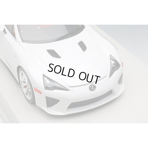 画像6: EIDOLON 1/18 Lexus LFA 2010 Rear Wing up Whitest White Limited 50 pcs.
