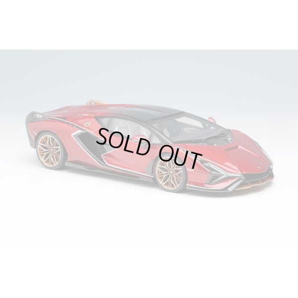画像5: EIDOLON COLLECTION 1/43 Lamborghini Sian FKP 37 2019 with Stripe Rosso Efesto Limited 60 pcs.