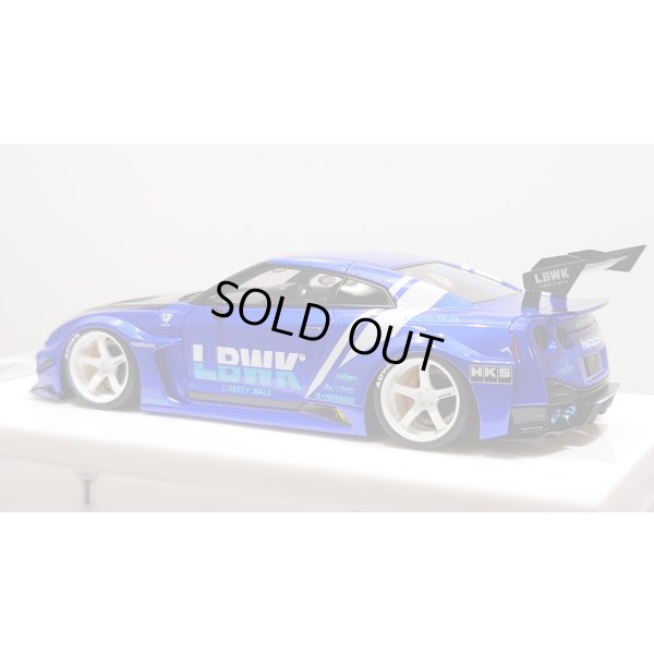 画像3: EIDOLON 1/43 LB Silhouette WORKS GT 35GT-RR (GT Wing Version) Lobellia Blue Limited 30 pcs.